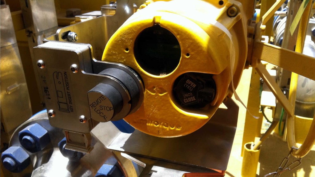 Valve interlock for valve actuator