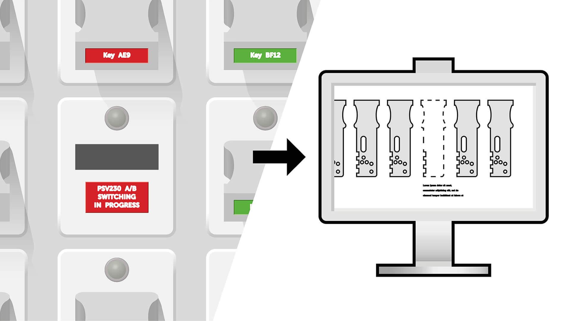 Tracking interlock key movements