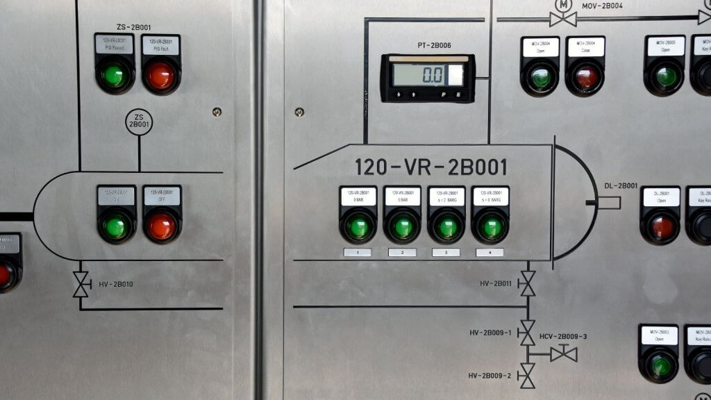 Digital control panel for pipeline pigging operations